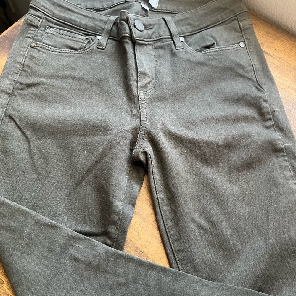 Stylish Olive Green Jeans